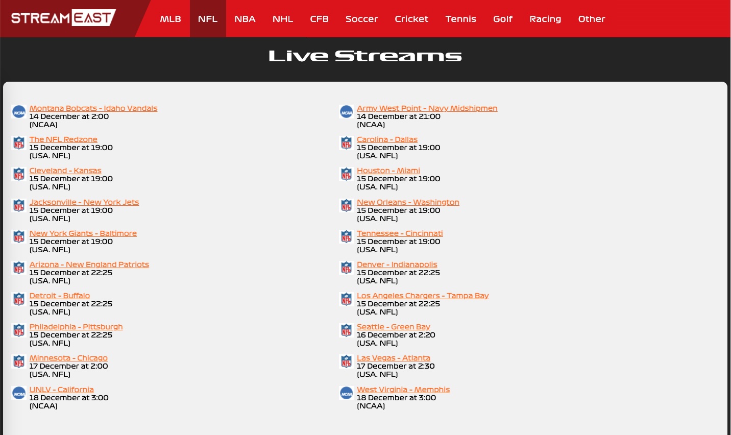 VipBox - Official Streams NBA, NFL, NFL, MMA, BOXING